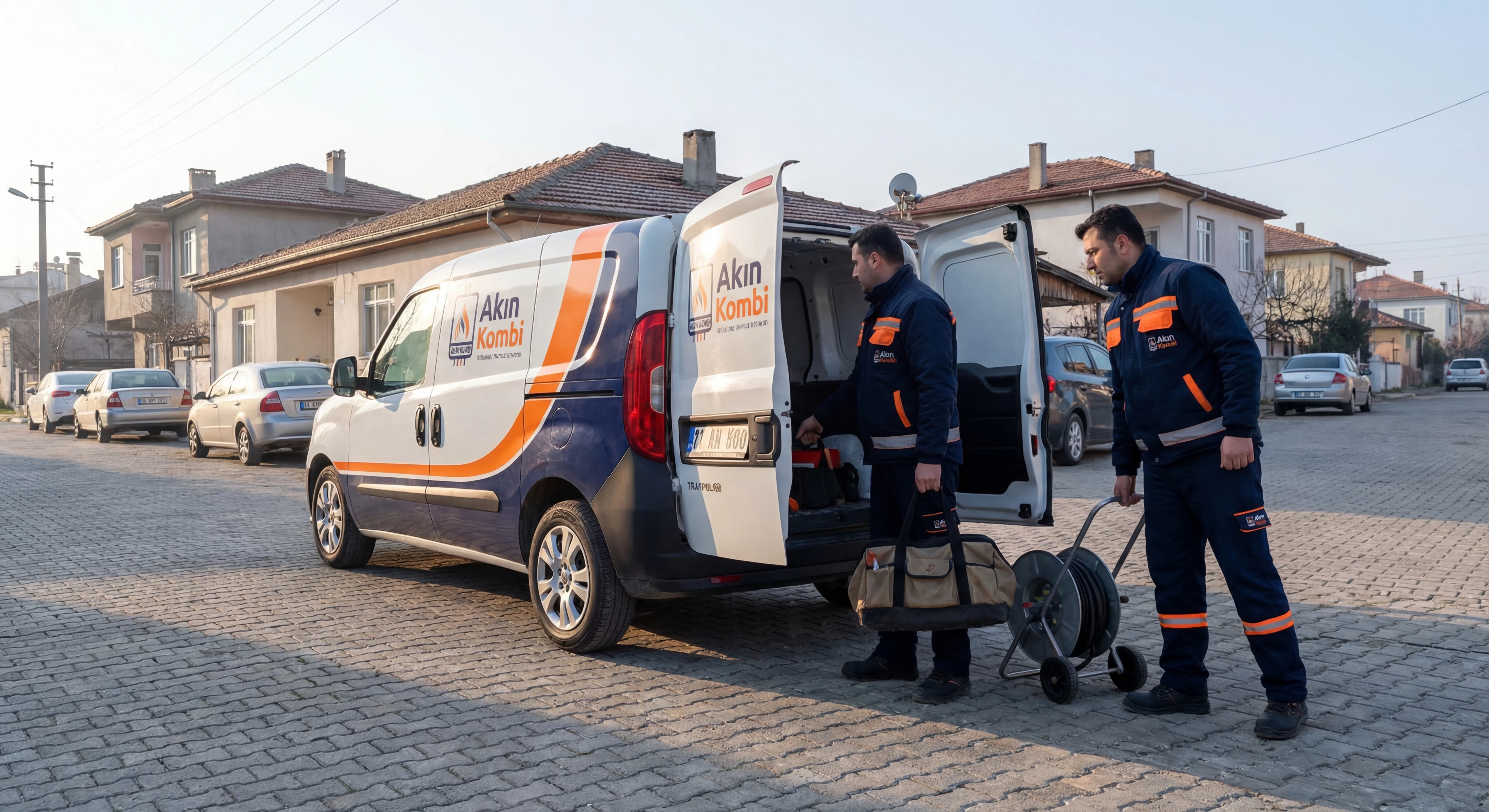 Akın Kombi acil servis aracı ve ekip